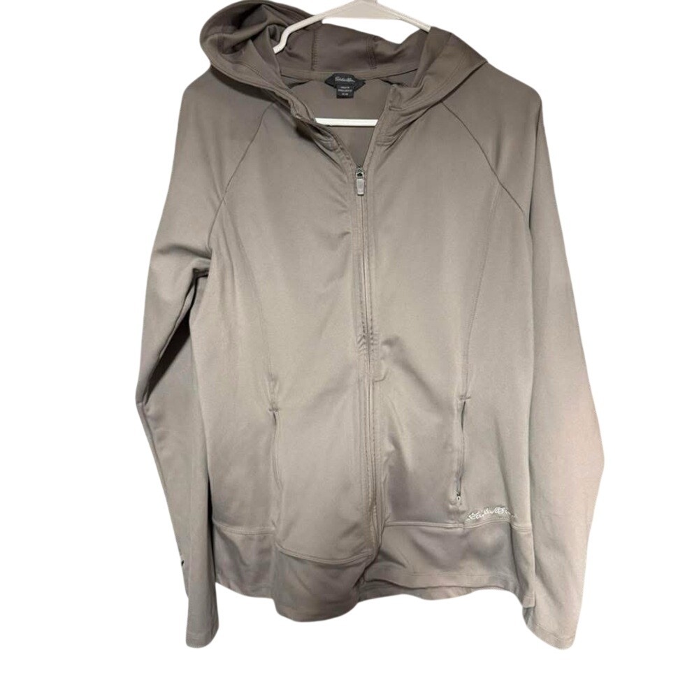 Eddie Bauer Gray Hooded Jacket